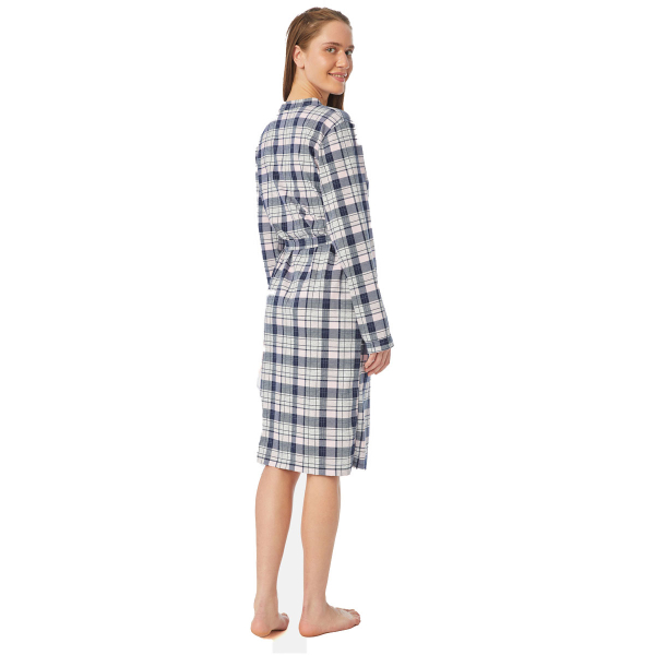 Ρόμπα Γυναικεία Minerva 52446-069 Plaid Navy