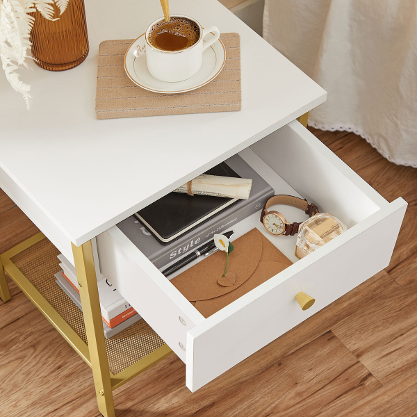 Κομοδίνο Με Συρτάρι & Ράφι (40x40x55) Vasagle LET512A10