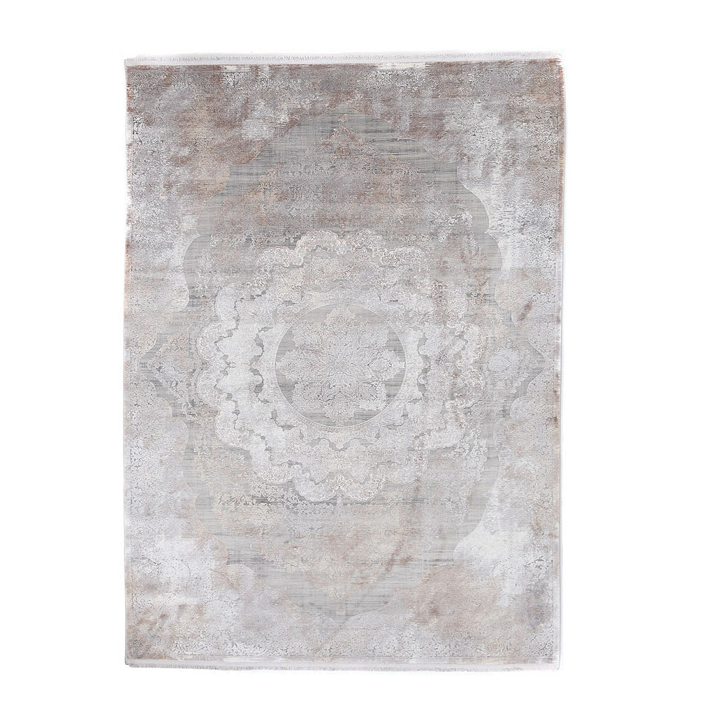 Χαλί (100×160) Royal Carpet Bamboo Silk 6864A L.Grey/D.Beige