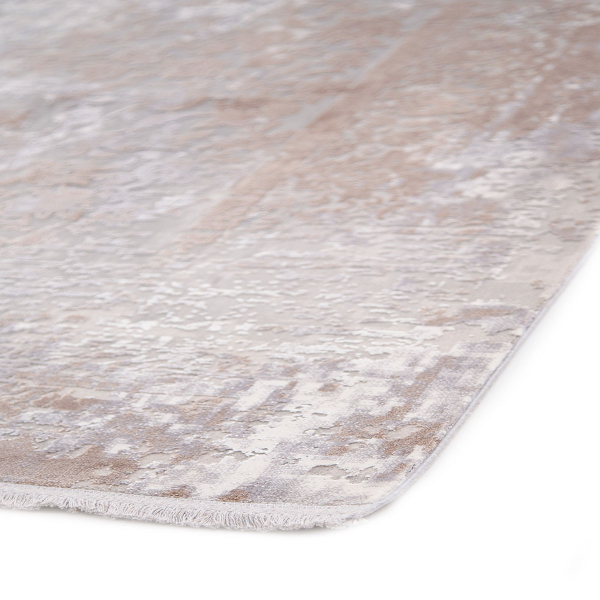 Χαλί (100x160) Royal Carpet Bamboo Silk 8097A L.Grey/D. Beige