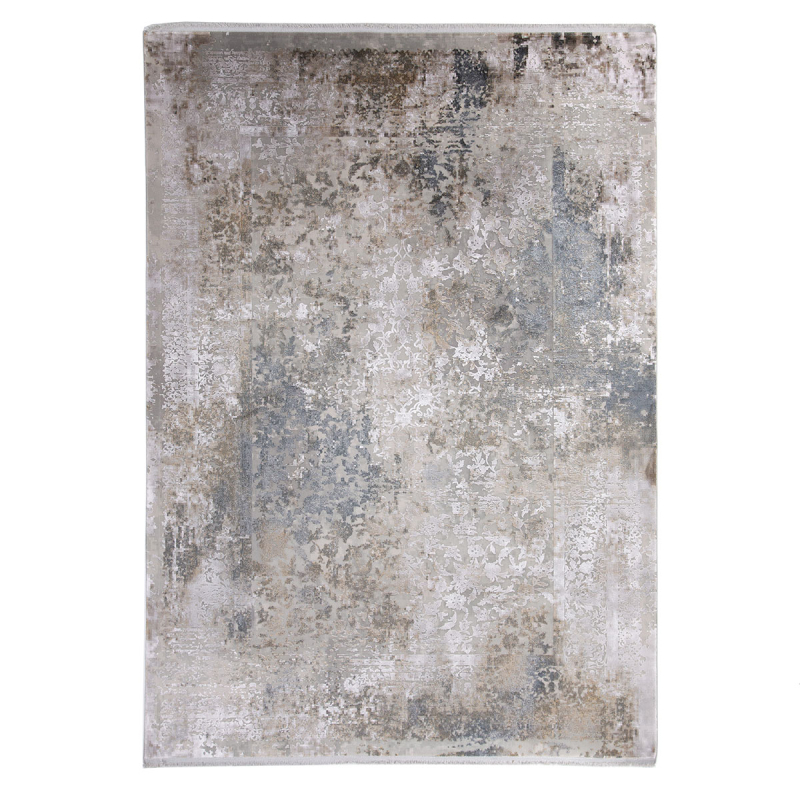 Χαλί Διαδρόμου (80x150) Royal Carpet Bamboo Silk 8097A L.Grey/Anthracite