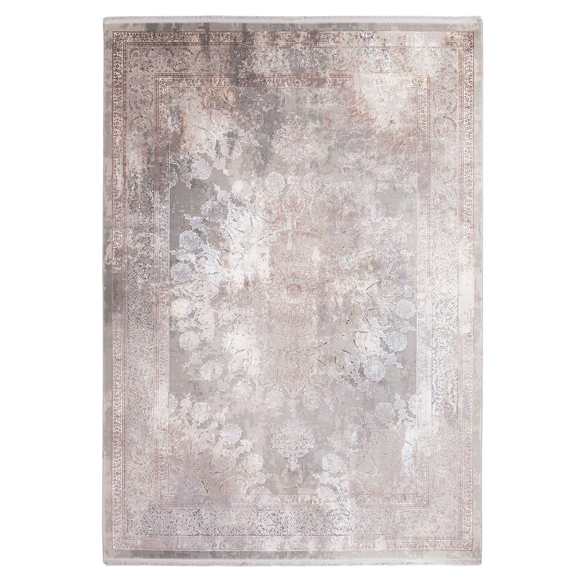Χαλί (160×230) Royal Carpet Bamboo Silk 8098A L.Grey Beige