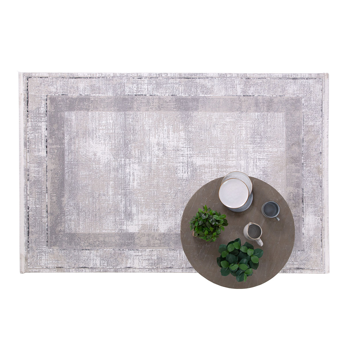 Χαλί Διαδρόμου (70X140) Royal Carpet Infinity 10218A Grey Home Χαλιά Διάδρομοι Spitishop