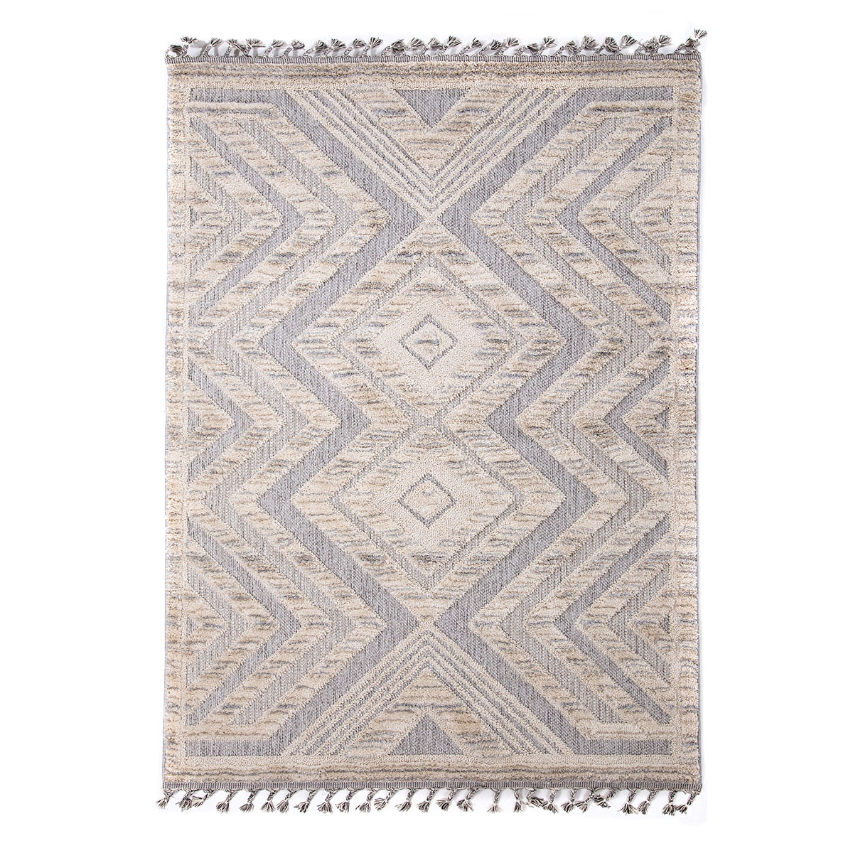 Χαλί (133×190) Royal Carpet La Casa 723A White/L.Grey