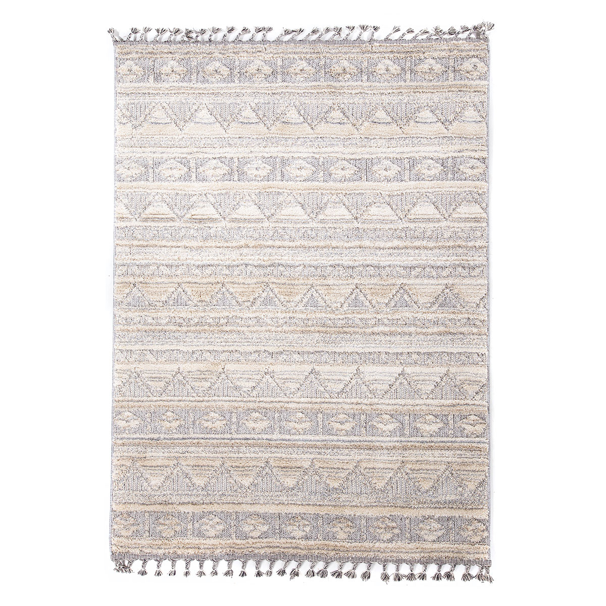 Χαλί Διαδρόμου (67×140) Royal Carpet La Casa 725A White/L.Grey 262701