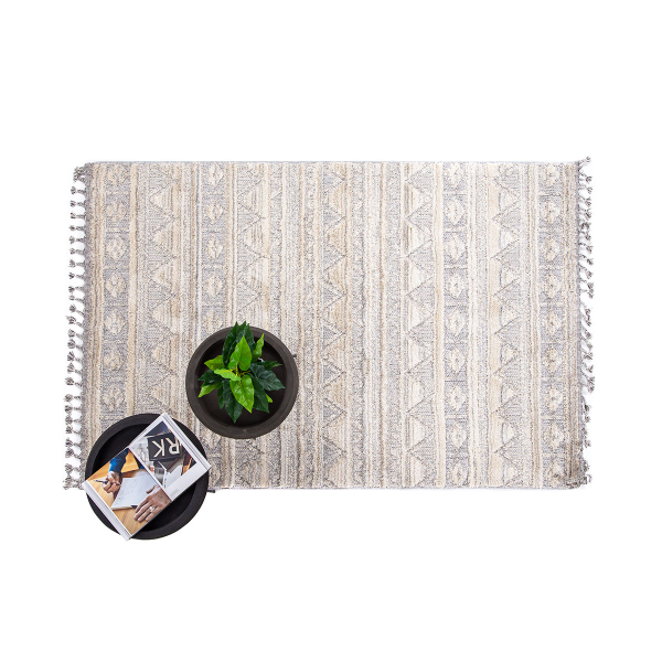 Χαλί (160x230) Royal Carpet La Casa 725A White/L.Grey