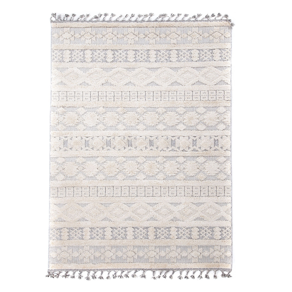 Χαλί (133×190) Royal Carpet La Casa 727A White/L.Grey