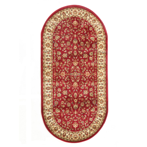 Οβάλ Χαλί (100x200) Royal Carpet Olympia 4262C Red
