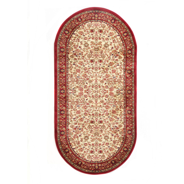 Οβάλ Χαλί (100x200) Royal Carpet Olympia 8595K Cream
