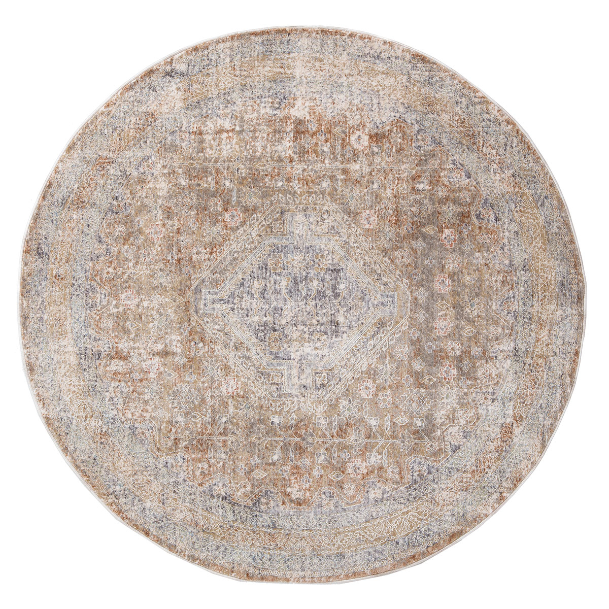 Στρογγυλό Χαλί (Φ160) Royal Carpet Sangria 9381Α