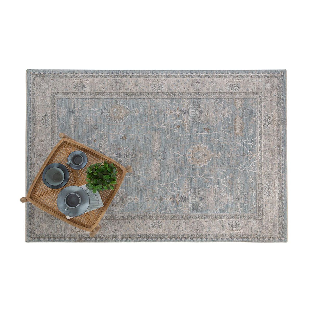 Χαλί (200X300) Royal Carpet Tabriz 590 Blue Home Χαλιά Σαλονιού Spitishop