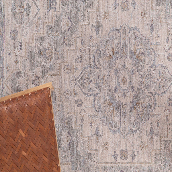 Χαλί (140x190) Royal Carpet Tabriz 647 L.Grey