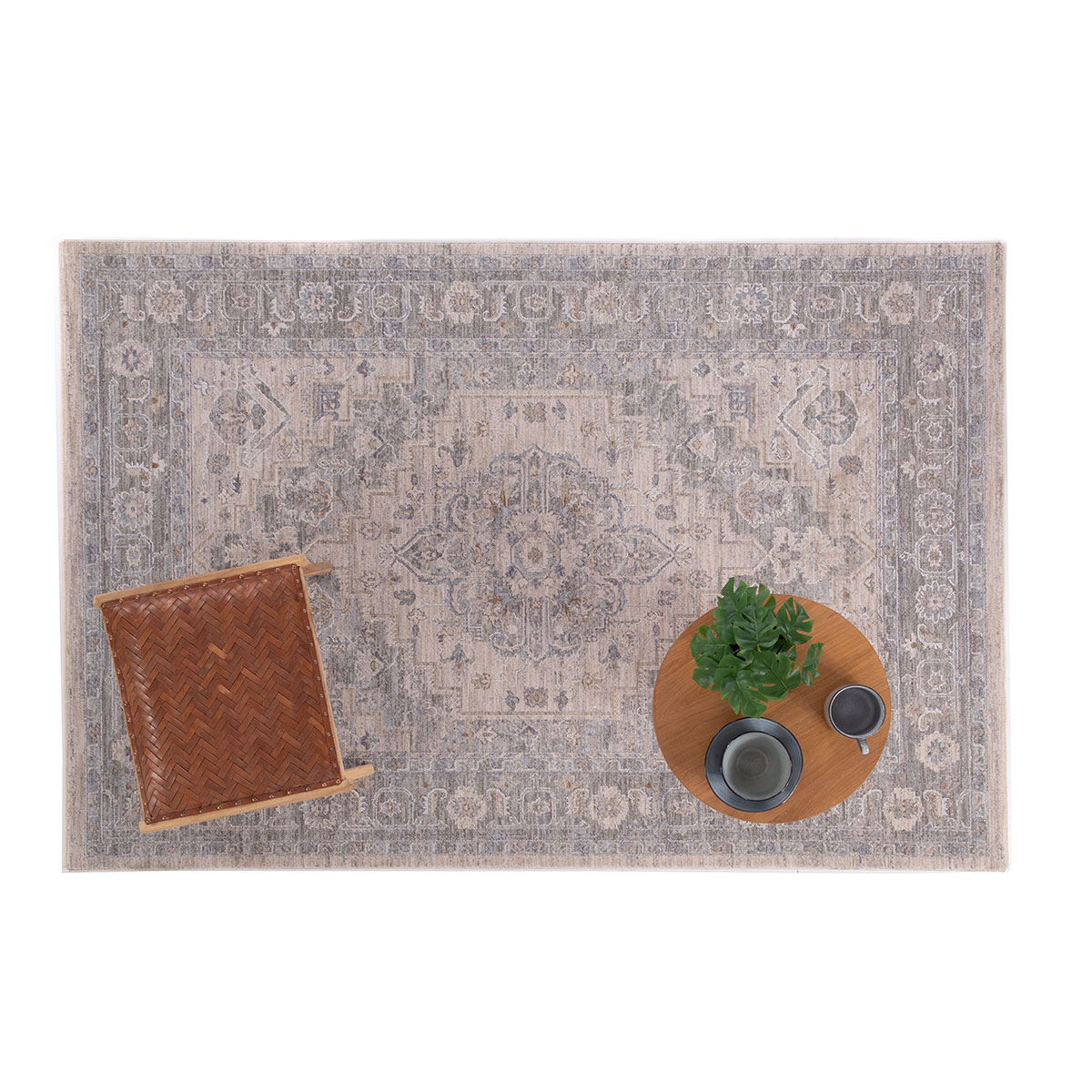 Χαλί (140X190) Royal Carpet Tabriz 647 L Grey Home Χαλιά Σαλονιού Spitishop