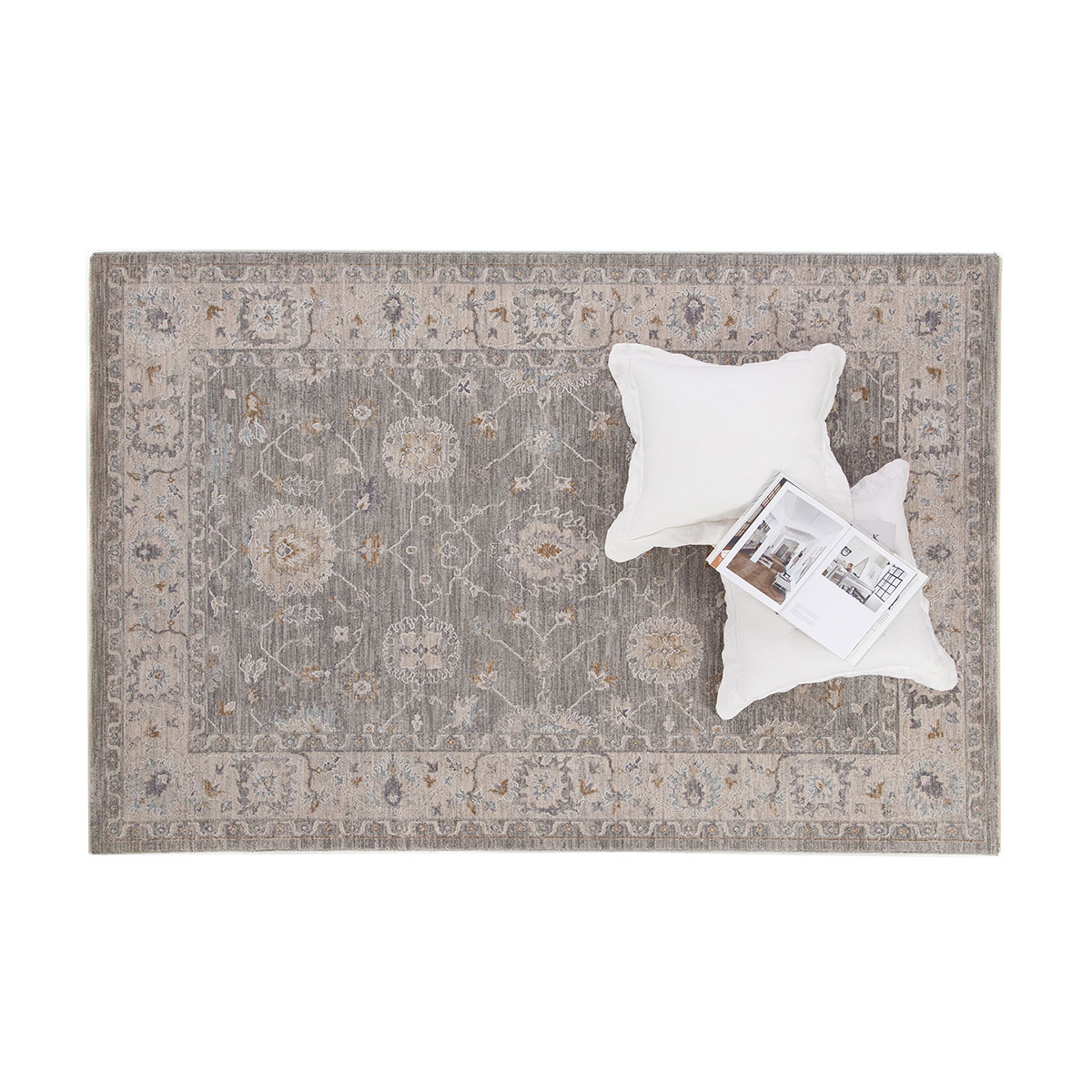Χαλί (160X230) Royal Carpet Tabriz 662 D Grey Home Χαλιά Σαλονιού Spitishop