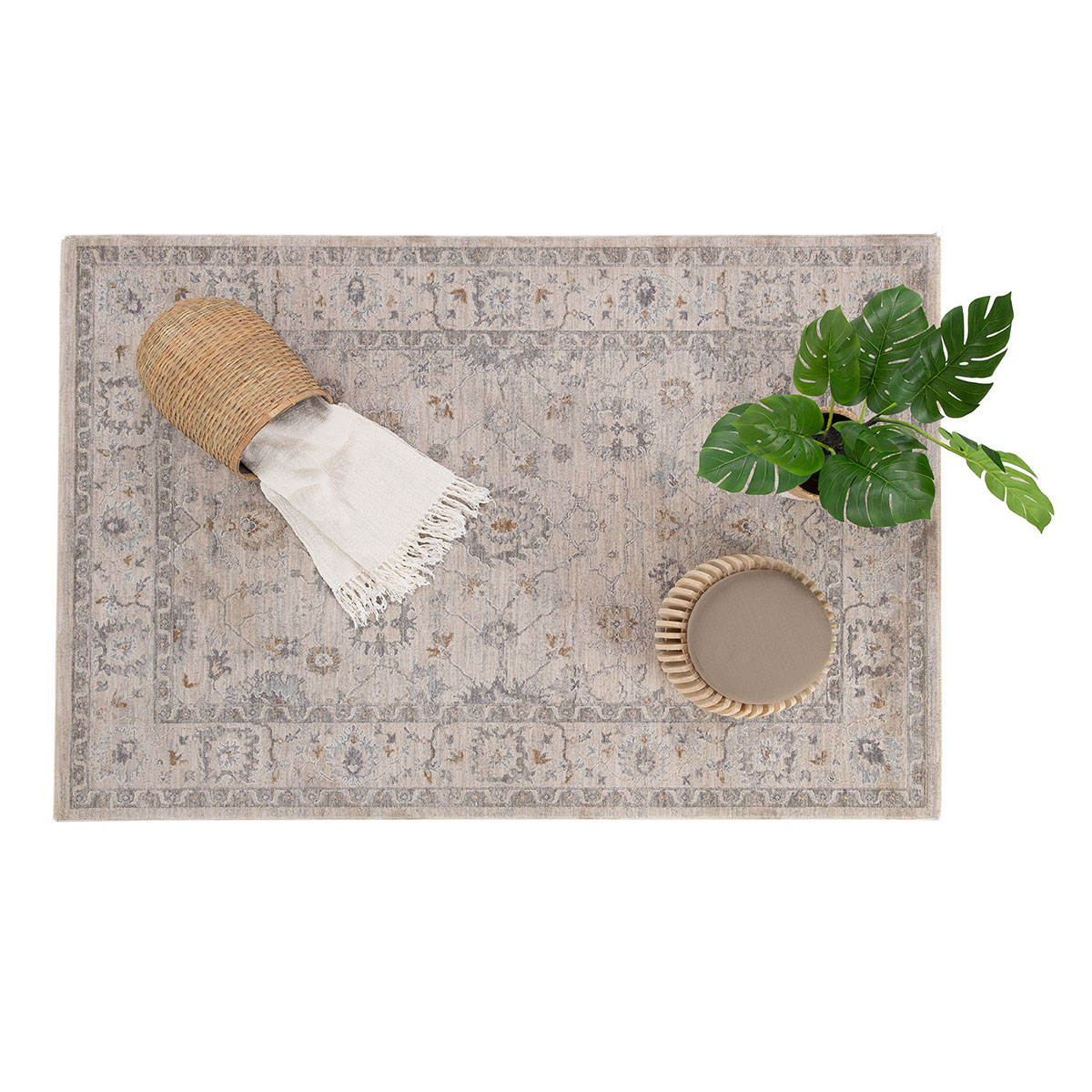 Χαλί (160X230) Royal Carpet Tabriz 662 L Grey Home Χαλιά Σαλονιού Spitishop
