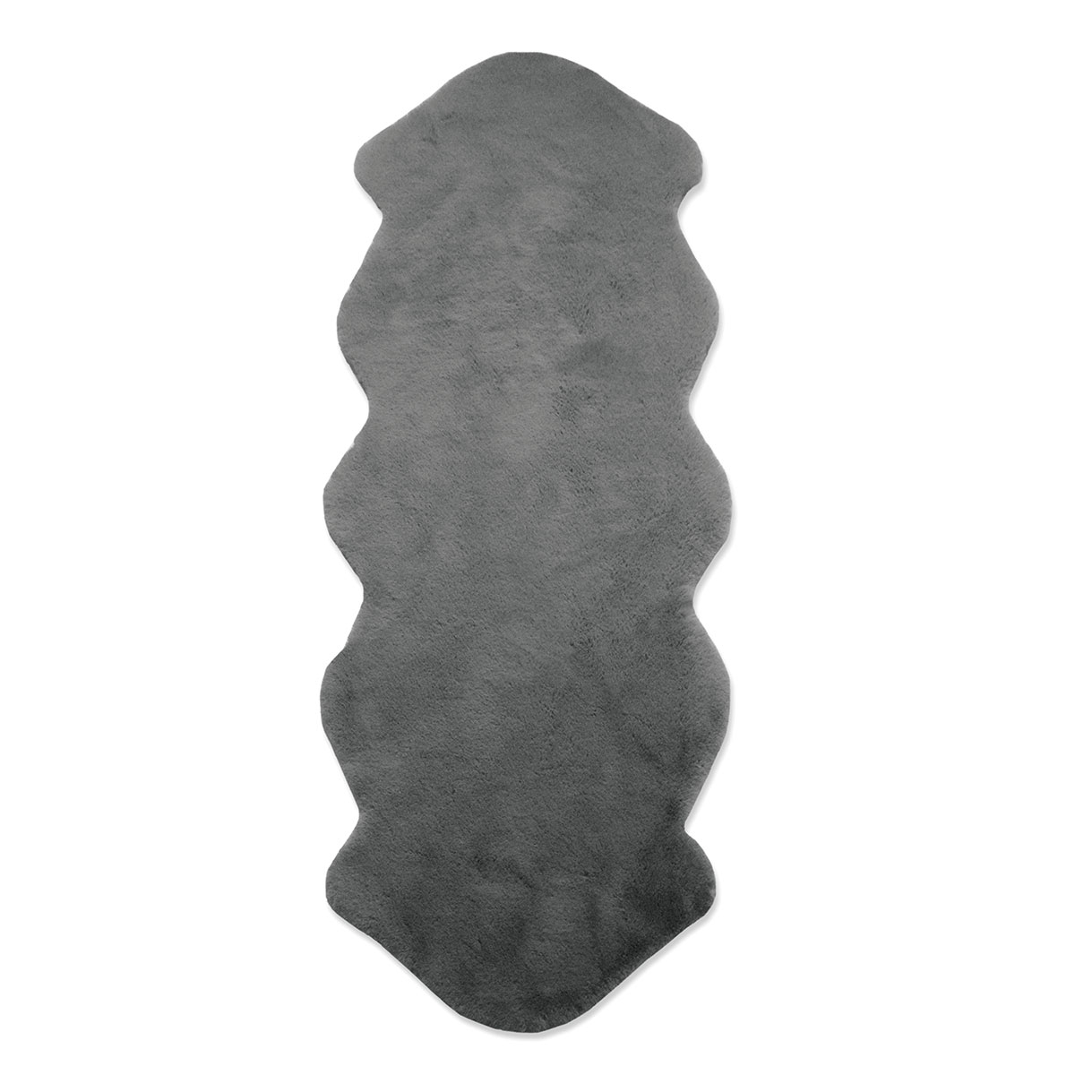 Γούνινο Χαλί (100×160) New Plan Softy TD67 Grey