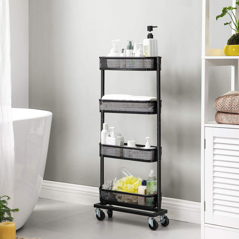 Τρόλεϊ/Ραφιέρα 4 Θέσεων (40.5x13.5x90.6) Songmics BSC065B01