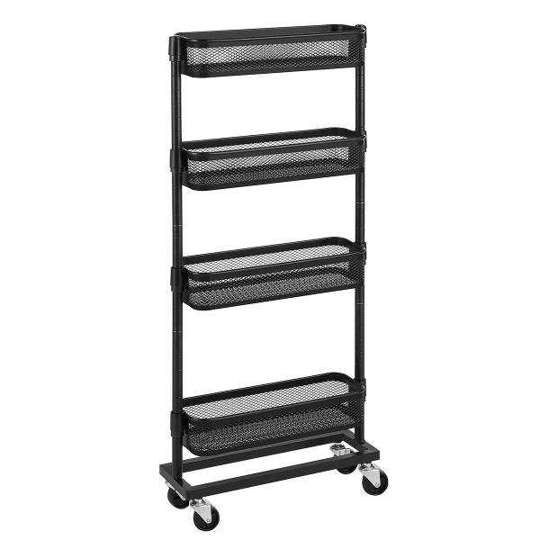 Τρόλεϊ/Ραφιέρα 4 Θέσεων (40.5x13.5x90.6) Songmics BSC065B01