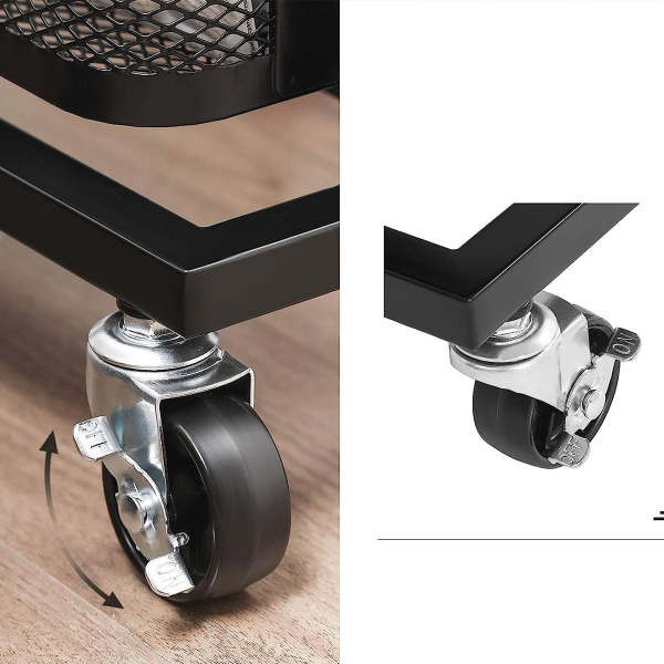 Τρόλεϊ/Ραφιέρα 4 Θέσεων (40.5x13.5x90.6) Songmics BSC065B01