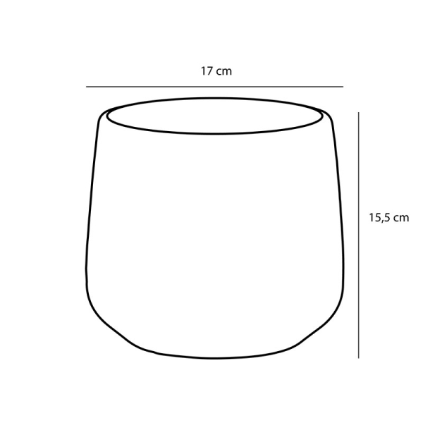 Κασπώ (Φ17x15.5) Edelman Amber D.Grey 1087669