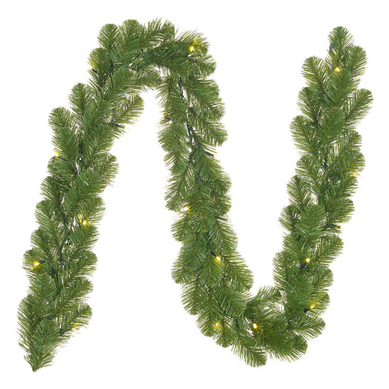 Χριστουγεννιάτικη Γιρλάντα Με Led 270εκ./140 Κλαδιά Edelman Norton 1015772