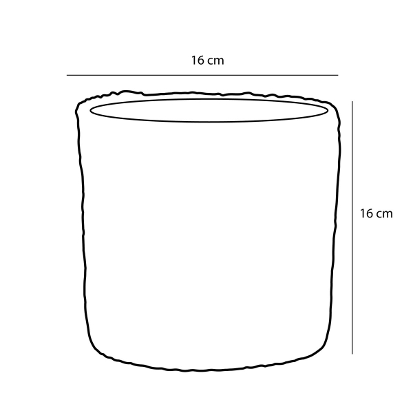 Καλάθι Αποθήκευσης (Φ16x16) Edelman Atlantic Cream 1070038