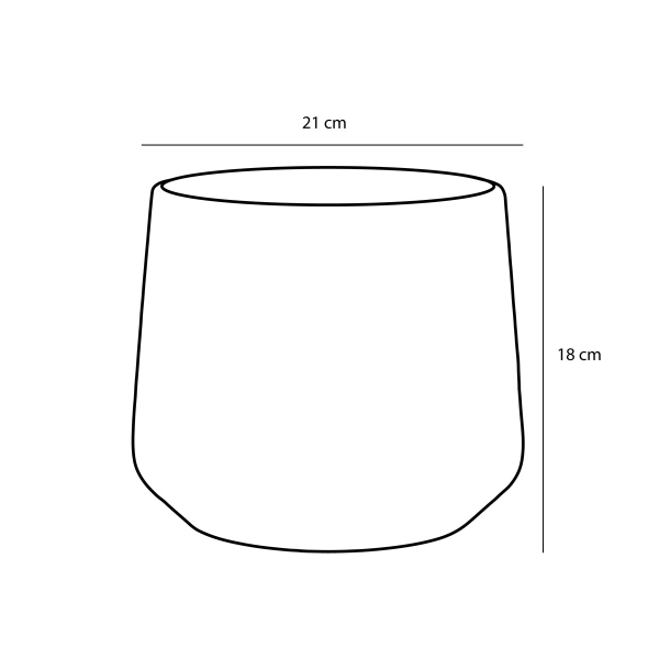 Κασπώ (Φ21x18) Edelman Amber White 1094364