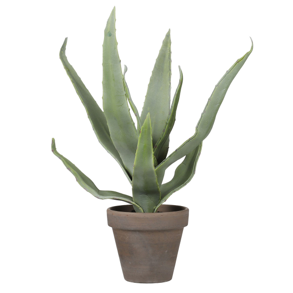 Τεχνητό Φυτό Σε Γλάστρα (Φ16x30) Edelman Aloe Grey 1079779