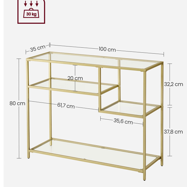 Κονσόλα Εισόδου (100x35x80) Vasagle LGT022A61