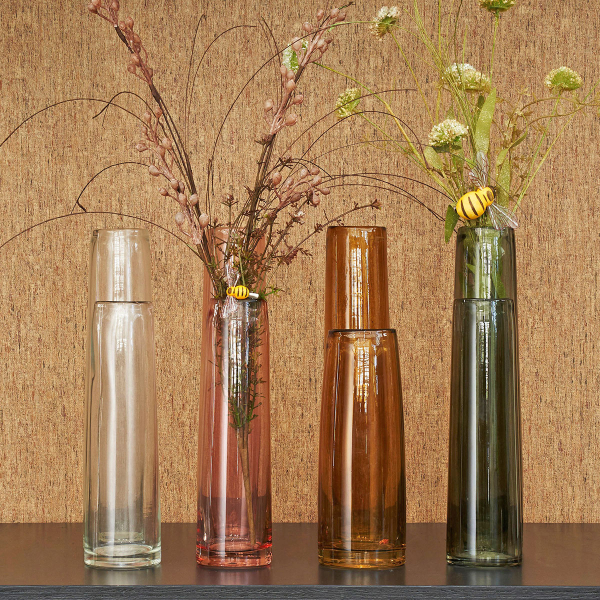 Διακοσμητικό Βάζo (Φ7x30.5) Edelman Xandra Brown 1094004