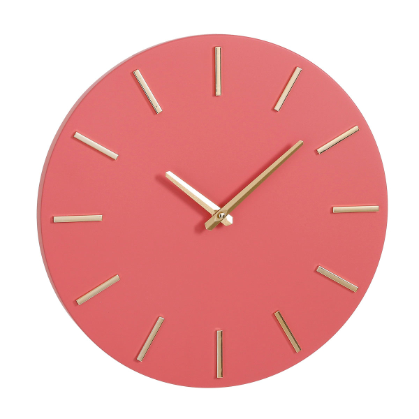 Ρολόι Τοίχου (Φ35.5) Edelman Brixen Pink 1111277