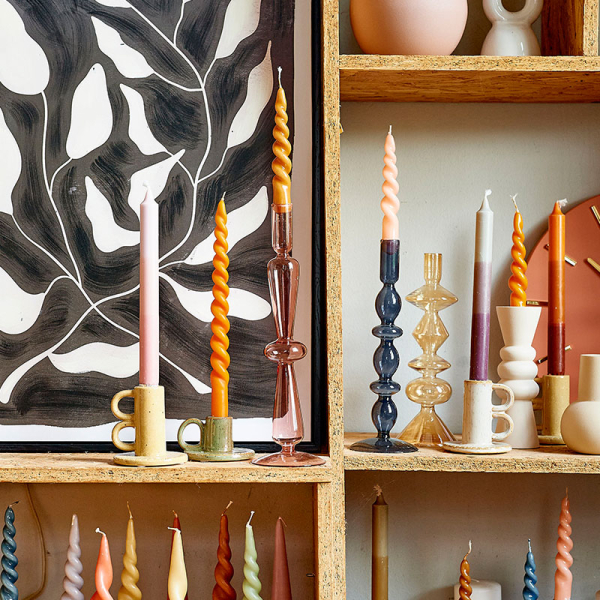 Κηροπήγιο (Φ9x25) Edelman Megan Pink 1121714