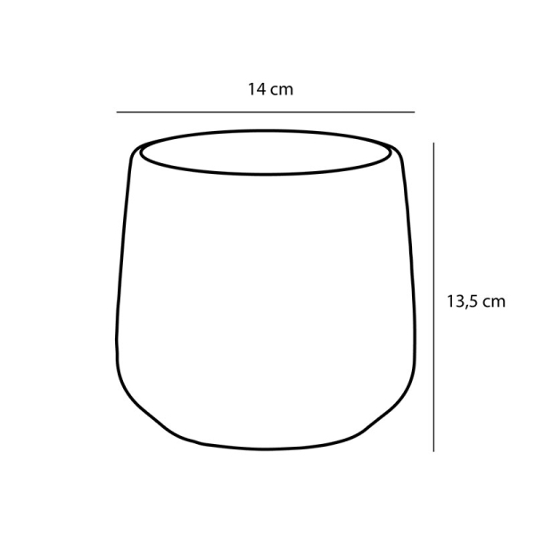 Κασπώ (Φ14x13.5) Edelman Amber D.Grey 1087668