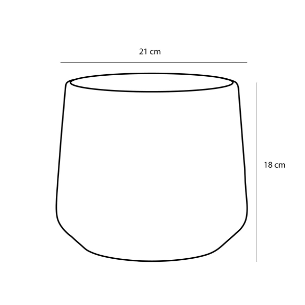 Κασπώ (Φ21x18) Edelman Amber Taupe 1094367