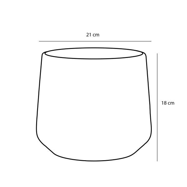 Κασπώ (Φ21x18) Edelman Amber Pink Matt 1094379
