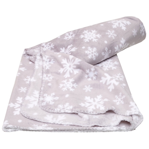Κουβέρτα Fleece Μονή (150x220) Viopros Νοέλια Γκρι