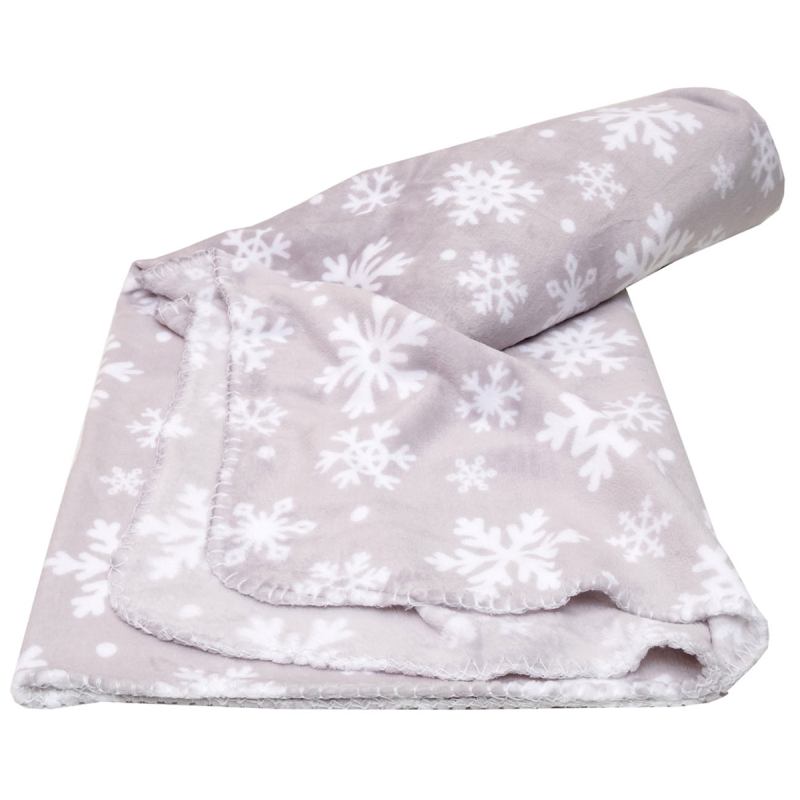 Κουβέρτα Fleece Μονή (150x220) Viopros Νοέλια Γκρι
