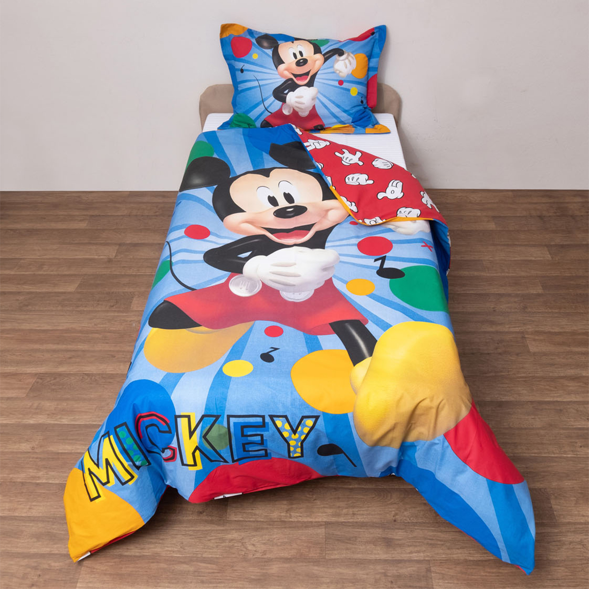 Παπλωματοθήκη Μονή (Σετ 160×200) 2 Όψεων Viopros Mickey 51 263875