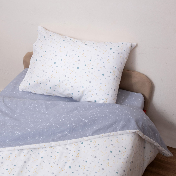 Φανελένια Σεντόνια Μονά (Σετ) Viopros Kids 2643 Λευκό