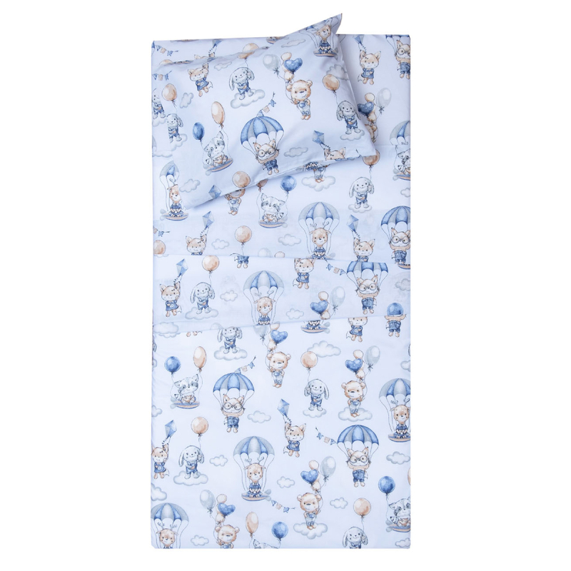 Κουβερλί Κούνιας (120x160) Viopros Baby Όλιβερ Σιέλ