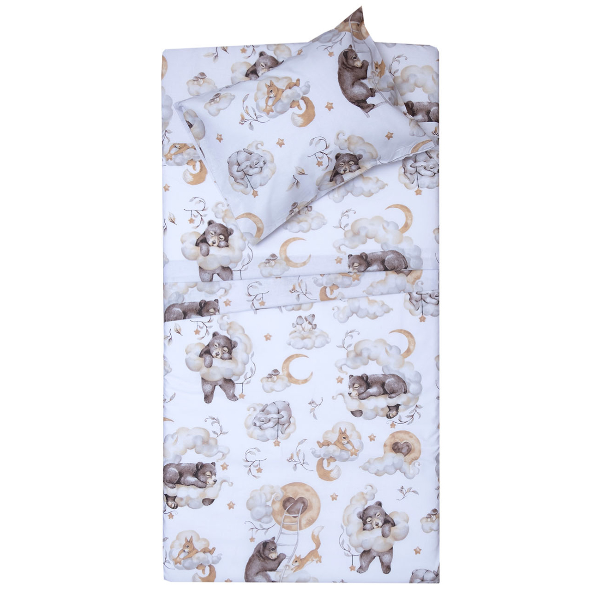Κουβερλί Κούνιας (120x160) Viopros Baby Ντριμ Λευκό
