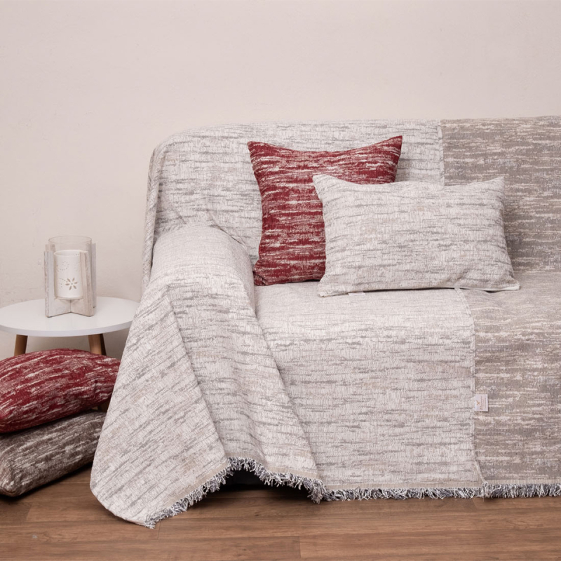 Ριχτάρι Καναπέ Τετραθέσιου 2 Όψεων (180x320) Viopros 2214 Εκρού