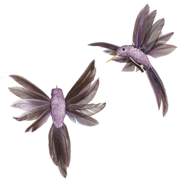 Διακοσμητικά Πουλιά (Σετ 2τμχ) Edelman Bird Lilac 1142771