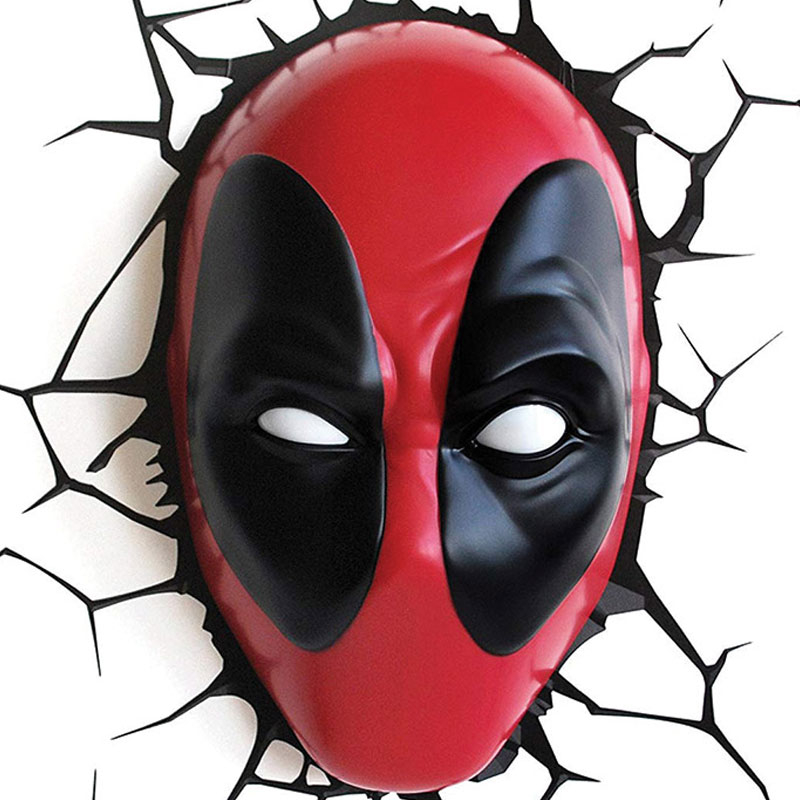 Διακοσμητικό Φωτιστικό Τοίχου Led The Source 3Dl Marvel Deadpool 62267 Home Παιδικά Διακόσμηση Παιδικού Δωματίου Spitishop