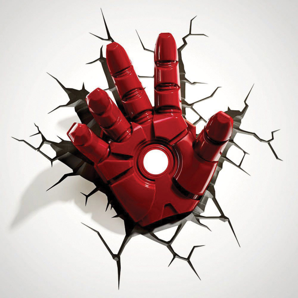 Διακοσμητικό Φωτιστικό Led The Source 3DL Marvel Iron Man Hand 75195