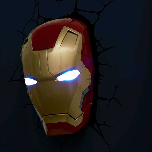 Διακοσμητικό Φωτιστικό Τοίχου LED The Source 3DL Marvel Iron Man 49465