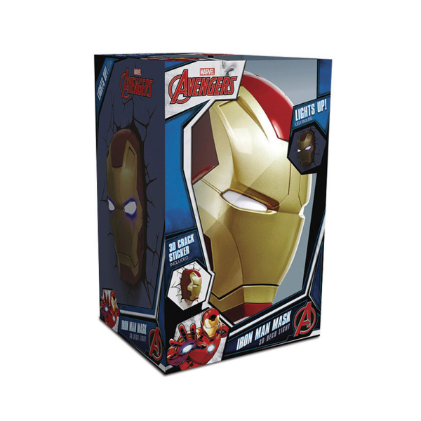 Διακοσμητικό Φωτιστικό Τοίχου LED The Source 3DL Marvel Iron Man 49465