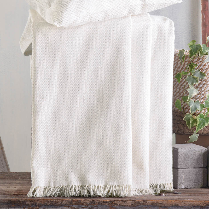 Ριχτάρι Καναπέ Διθέσιου (180x240) Rythmos Matis Ecru