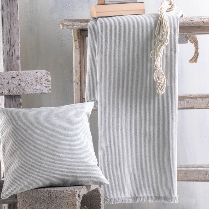 Ριχτάρι Καναπέ Τριθέσιου (180x280) Rythmos Hatton Grey