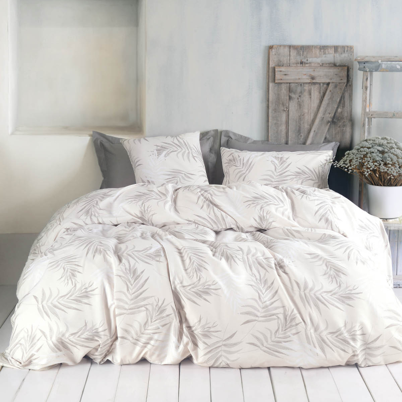 Παπλωματοθήκη Μονή (Σετ 160x250) Rythmos Next Sandra Beige